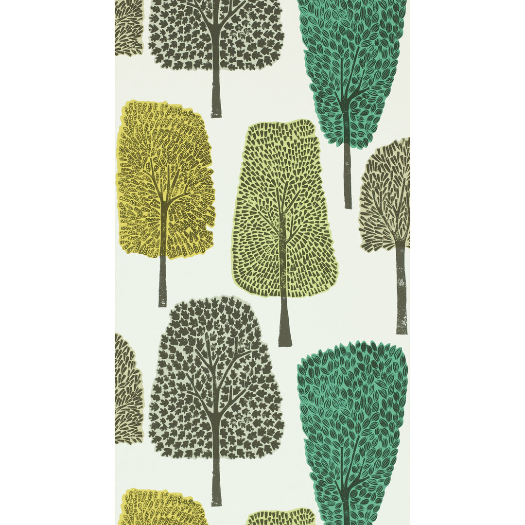 Scion Wallcovering Slate/Apple/Ivy