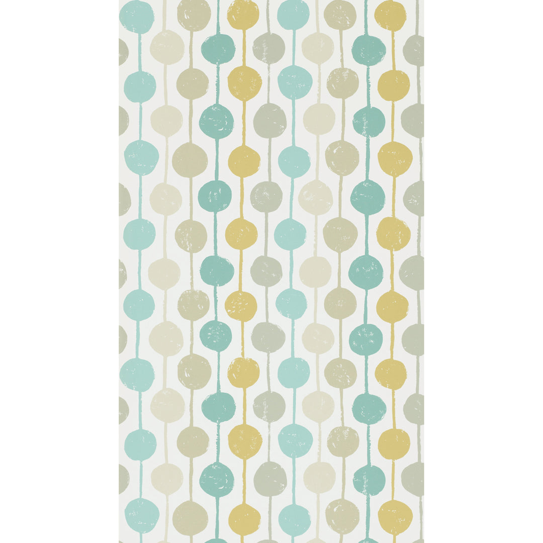 Scion Wallcovering Seaglass/Chalk/Honey