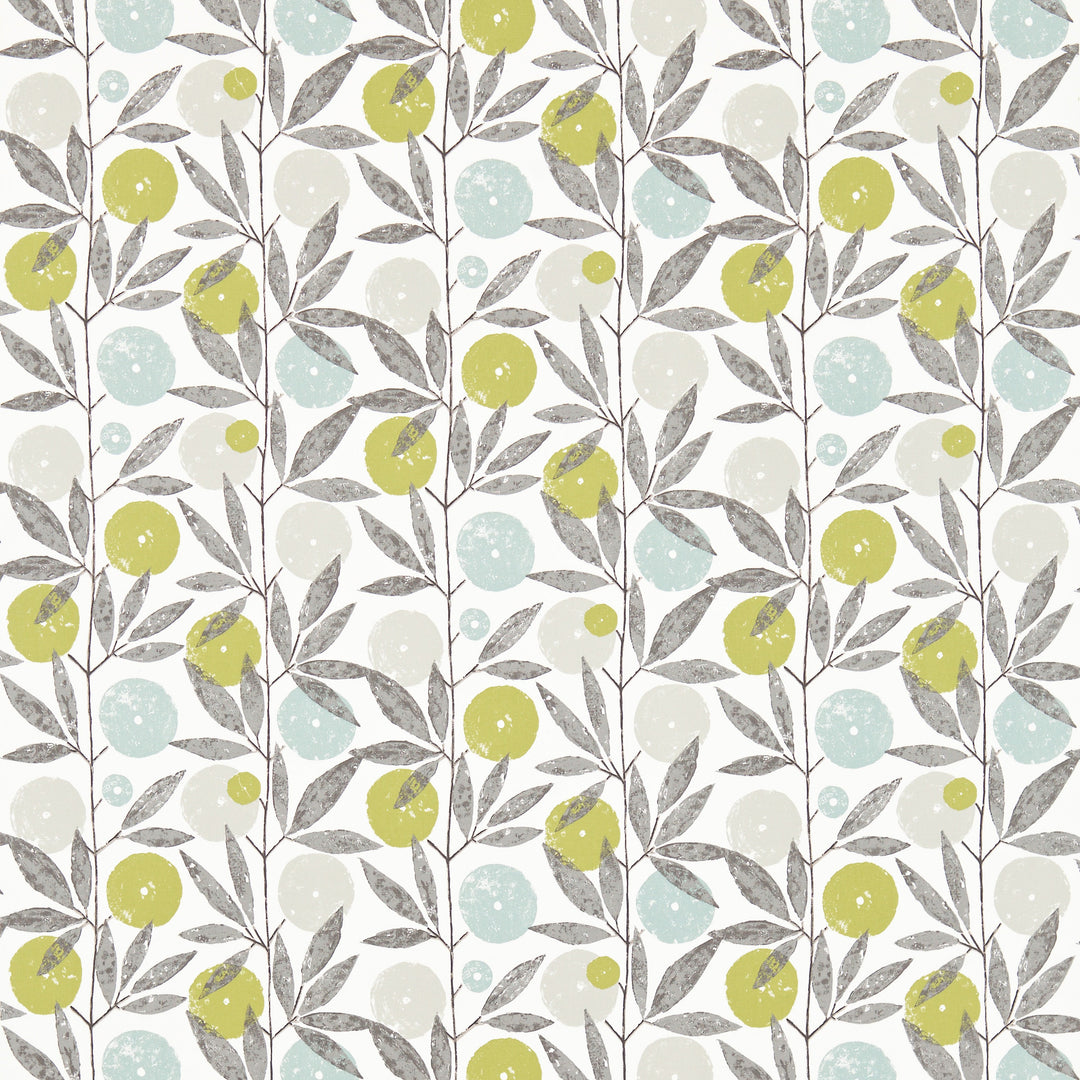 Scion Fabric Blomma - Kiwi/Pumice/Marine