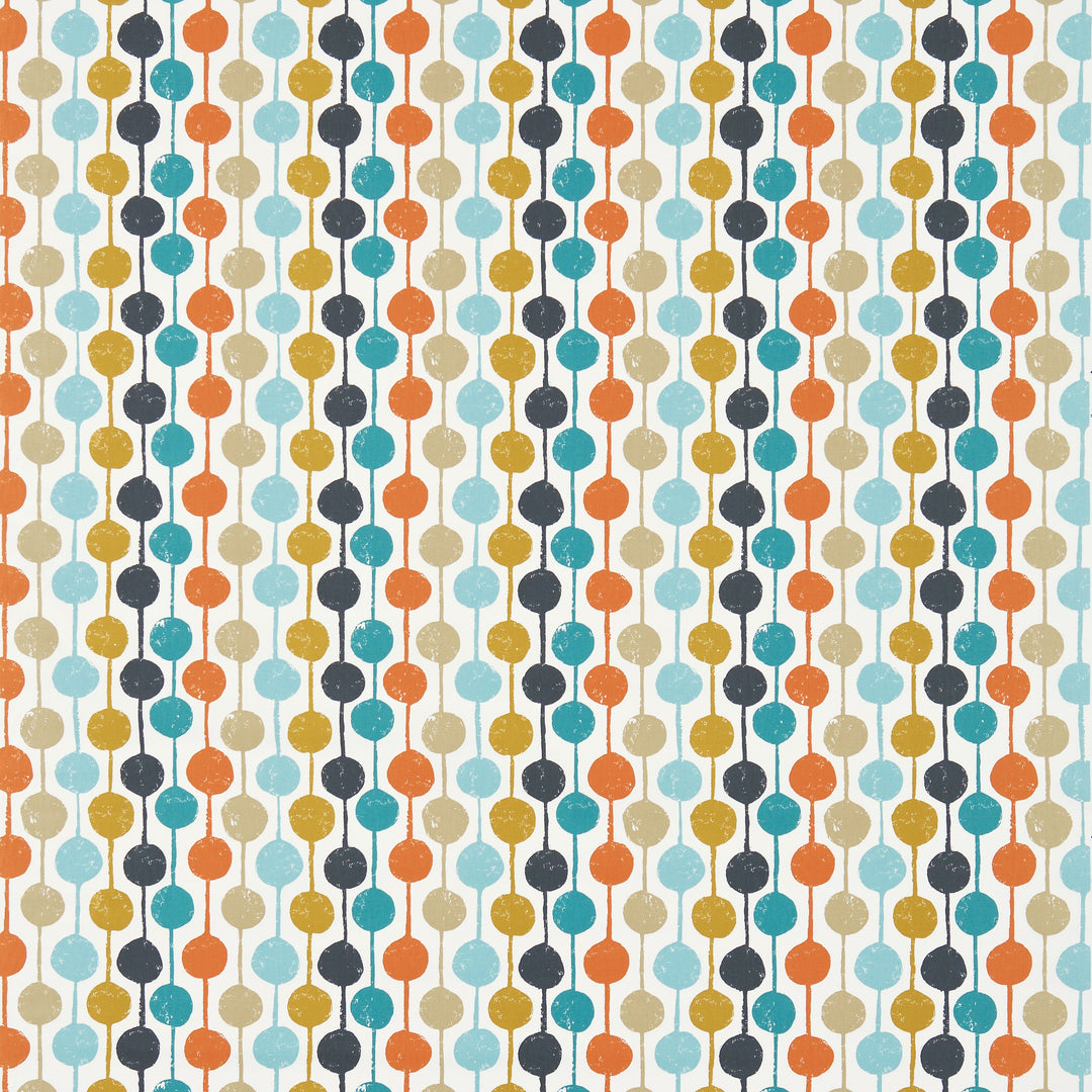 Scion Fabric Taimi - Sulphur/Tangerine/Kingfisher