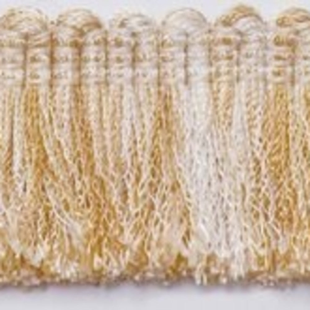 NH BF Creme Brule by Europatex Designer Fabric Elegant Decor 50% Polyester, 50% Rayon 1.75 inches - Swanky Fabrics -