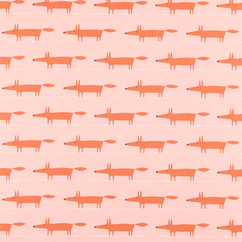 Scion Fabric Midi Fox - Milkshake/Rose