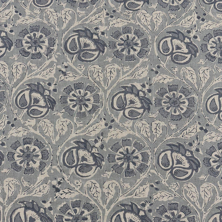 Nico Bluebell by Magnolia Designer Fabric - 50 Cotton, 35 Viscose, 15 Linen India 80000 Horizontal: 27.75 and Vertical: 25.6 54 - Swanky Fabrics -