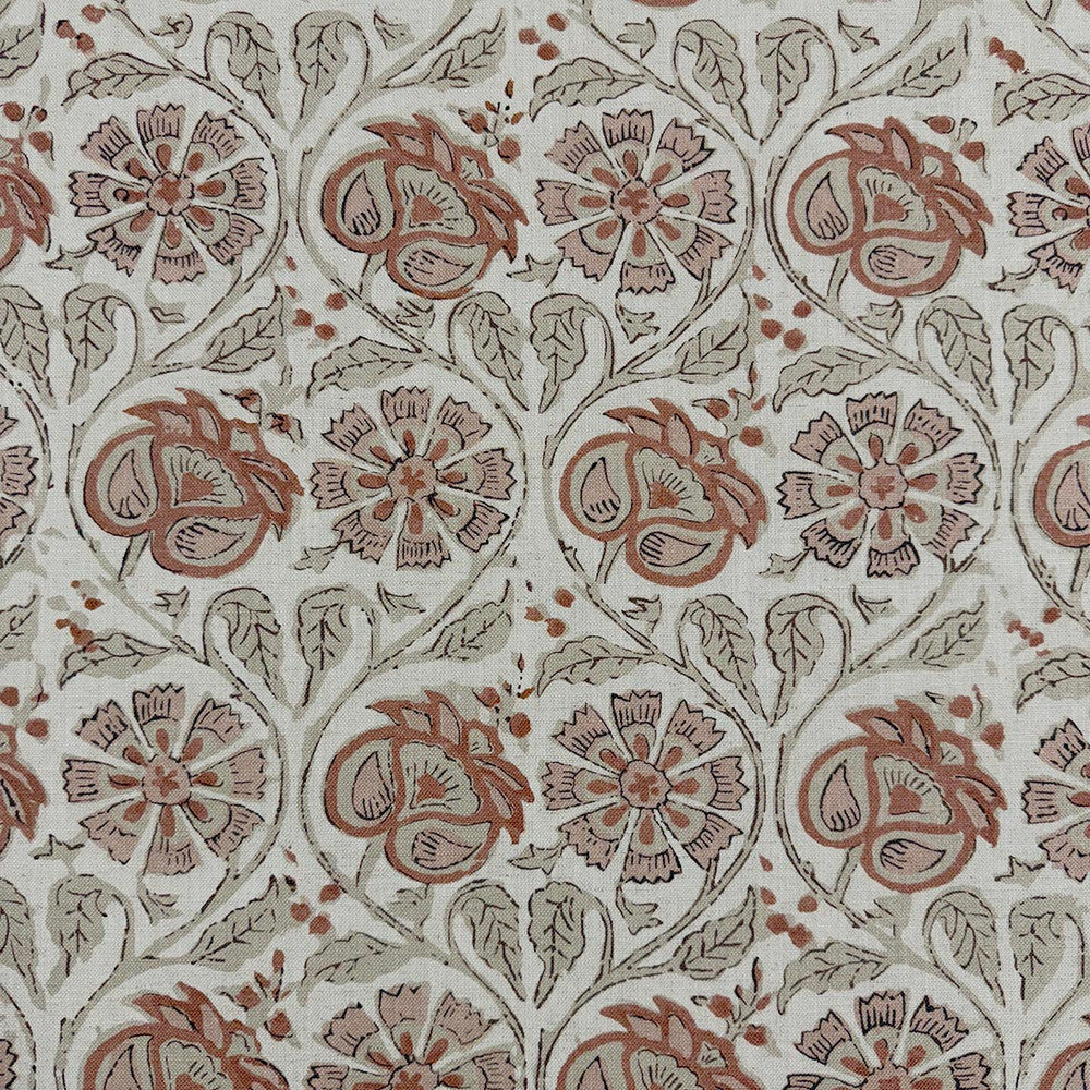 Nico Terra by Magnolia Designer Fabric - 50 Cotton, 35 Viscose, 15 Linen India 80000 Horizontal: 27.75 and Vertical: 25.6 54 - Swanky Fabrics -