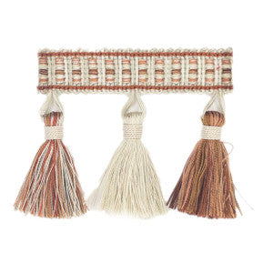 Stout Trim Nina Tassel Fringe 6 Poppy