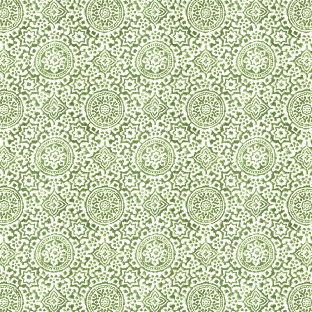 Nipomo 1 Fern by Stout Designer Fabric RAINBOW LIBRARY SPRING/EVERGREEN 100%COT INDIA Horizontal: 9.000 and Vertical: 8.500 56 in - Swanky Fabrics -