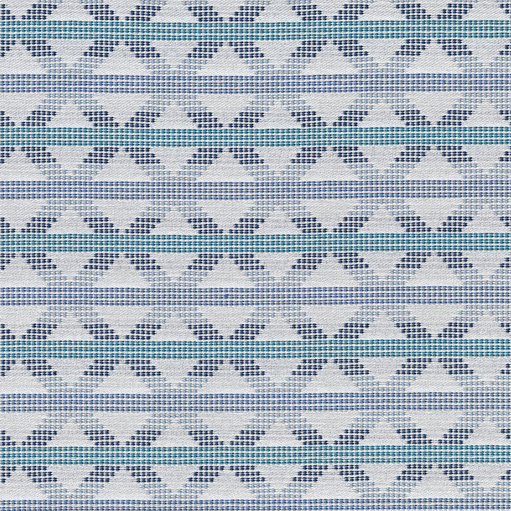 Nixie 937 Gulfstream by Seaqual Designer Fabric Nixie 39% Recycled Post Consumer Polyester,34% Polyester,27% Seaqual Polyester 105,000 Double Rubs (Wyzenbeek) </p><p>Repeat: Horizontal: 2.5 in. (6.35 cm) across the roll and Vertical: 2.5 in. (6.35 cm) up the roll 55 in. (140 cm) - Swanky Fabrics -