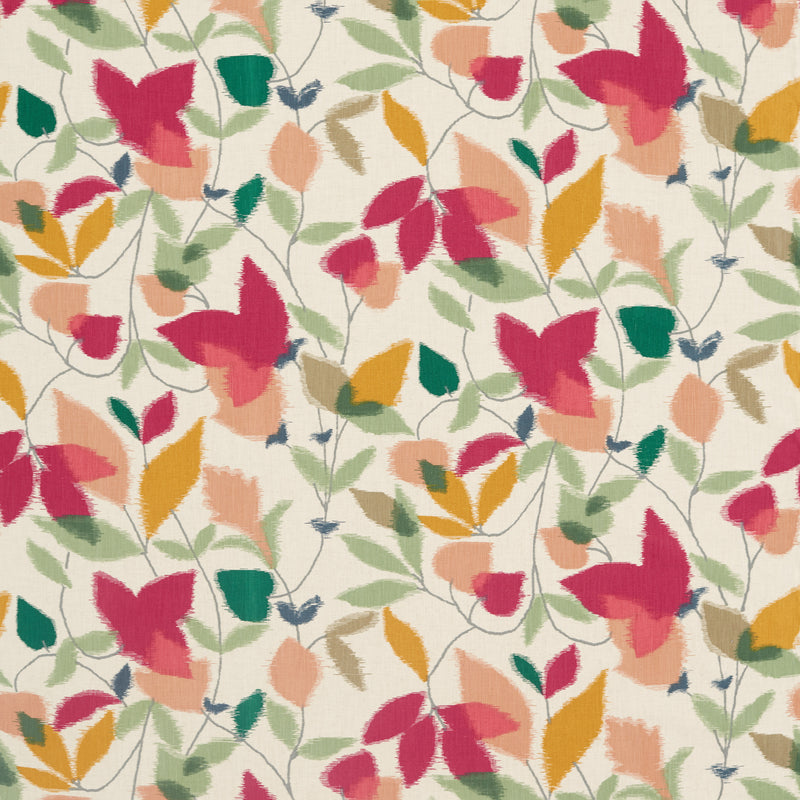 Scion Fabric Akira - Berry/Ochre/Pistachio
