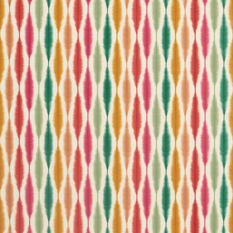 Scion Fabric Usuko - Berry/Ochre/Pistachio