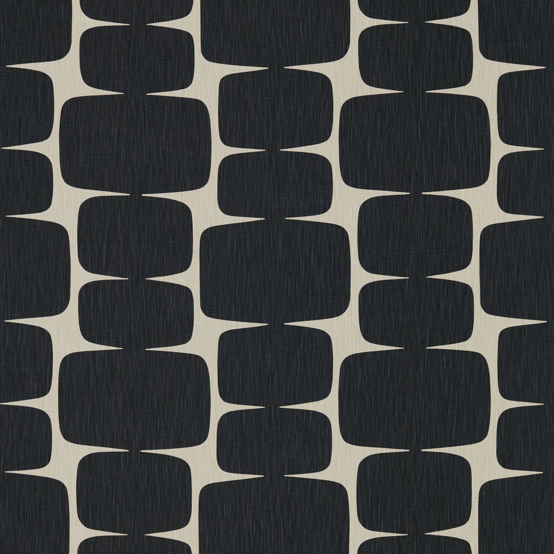 Scion Fabric Lohko - Liquorice/Hemp