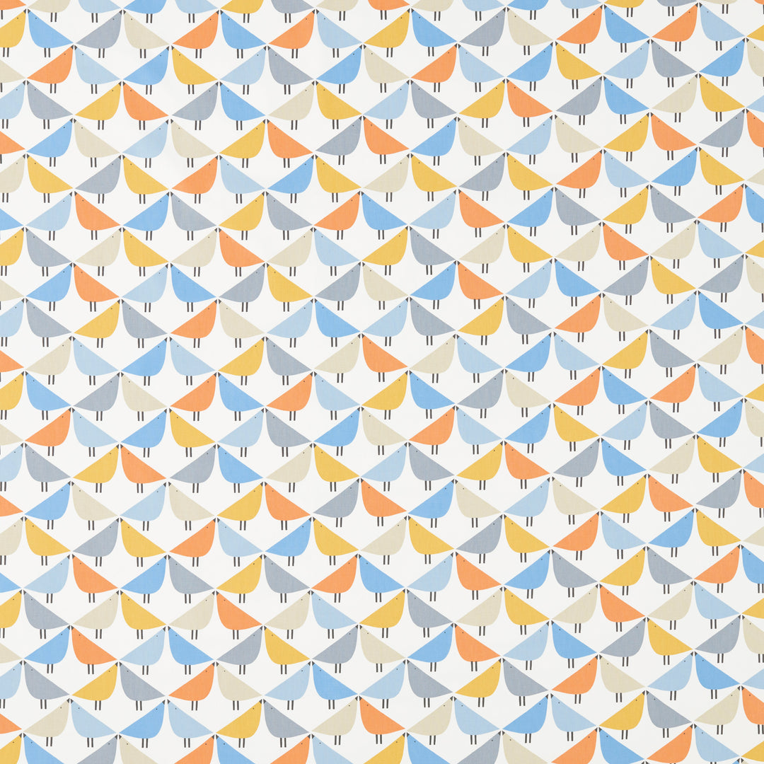Scion Fabric Lintu - Satsuma/Sky/Pebble