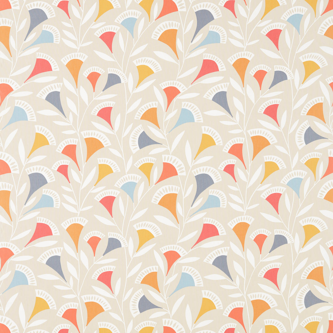 Scion Fabric Noukku - Watermelon/Tangerine/Slate
