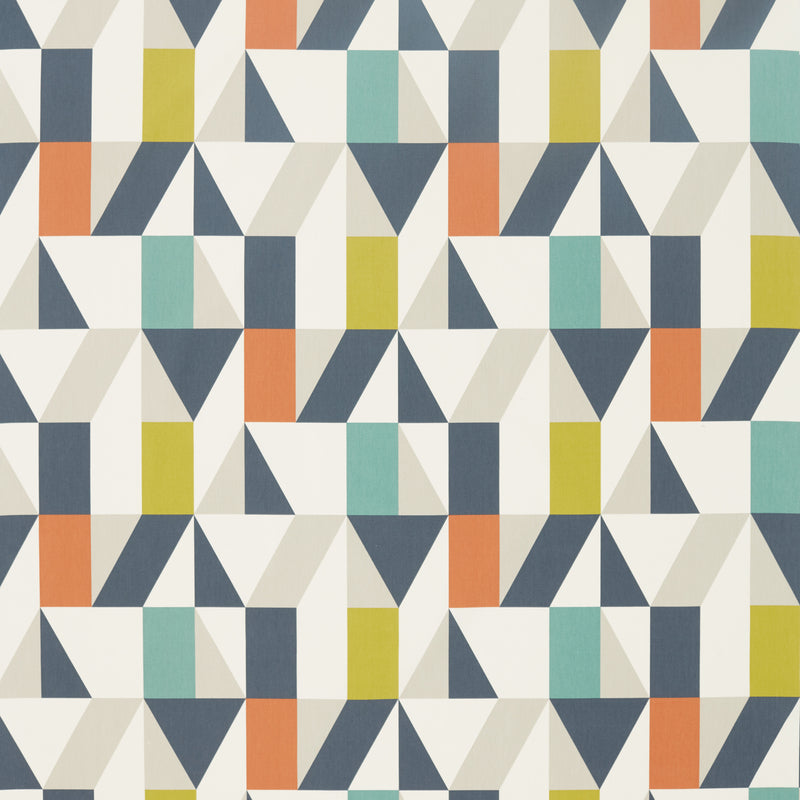 Scion Fabric Nuevo - Citrus/Paprika/Forest
