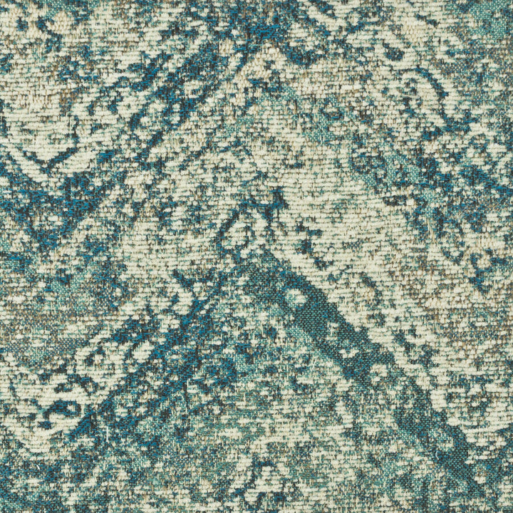 Nolan 1 Peacock by Stout Designer Fabric COMFORTABLE LIVING MINERAL/TEAL 100%POL CHINA MARTINDALE WEAR TEST (20 000 CIRCULAR RUBS) Horizontal: 28.500 and Vertical: 28.000 56 in - Swanky Fabrics -