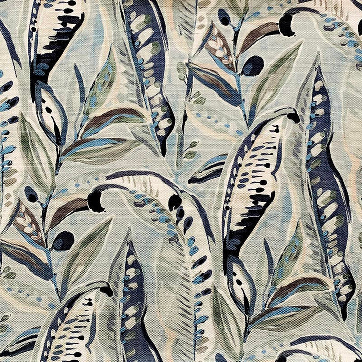 Nola Bluemist by Magnolia Designer Fabric - 100%Poly China 40000 Horizontal: 27.5 and Vertical: 24.5 54" - Swanky Fabrics -