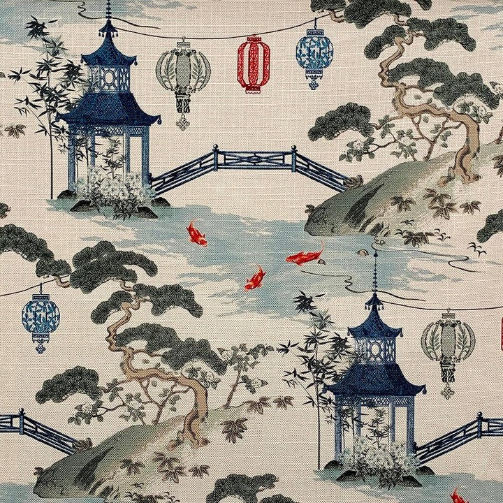 Novalee Multi by Magnolia Designer Fabric - 100% Poly China 40000 Horizontal: 27.5 and Vertical: 27.5 56" - Swanky Fabrics -