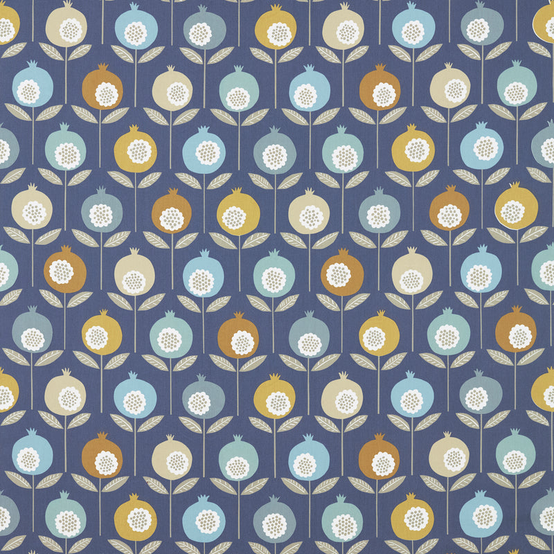 Scion Fabric Pepino - Sky/Cinnamon/Ink