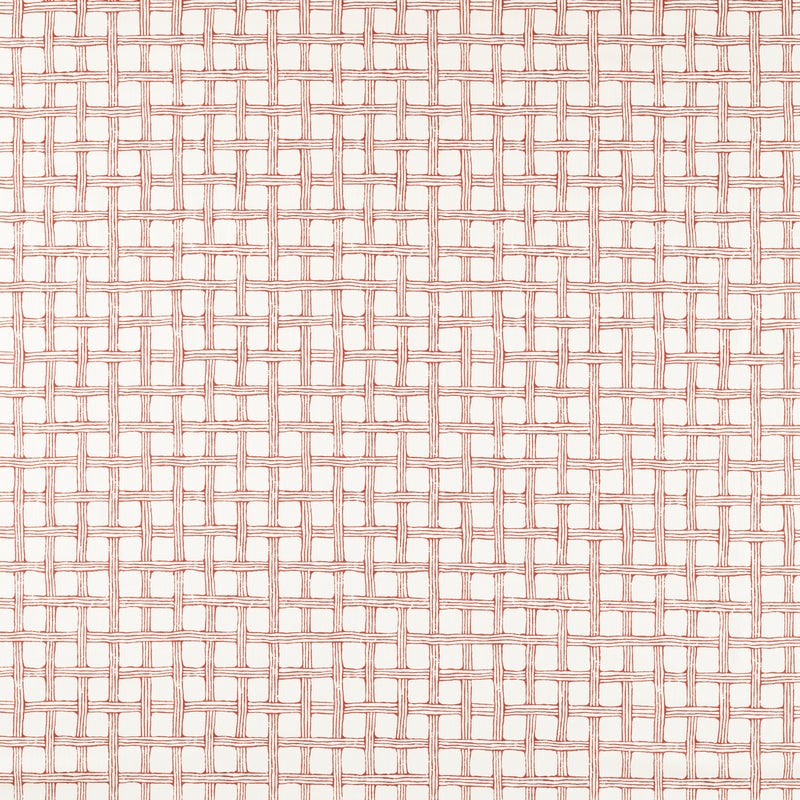 Scion Fabric Fretwork - Ladybird Red