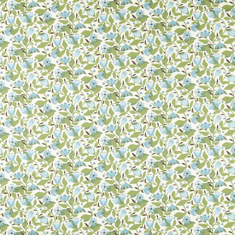 Scion Fabric Dancing Daisies - Cornflower
