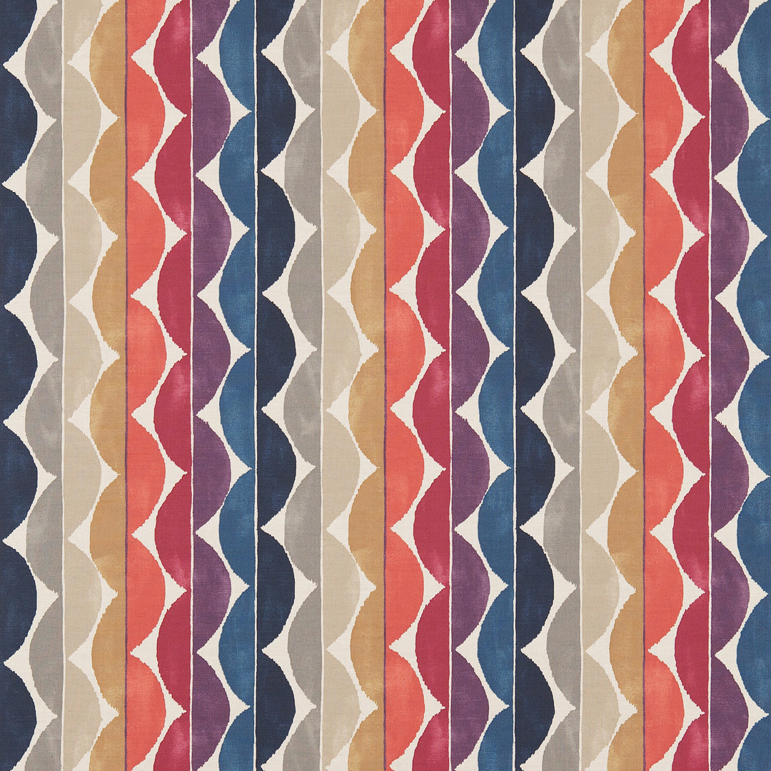Scion Fabric Yoki - Fig/Amber/Indigo