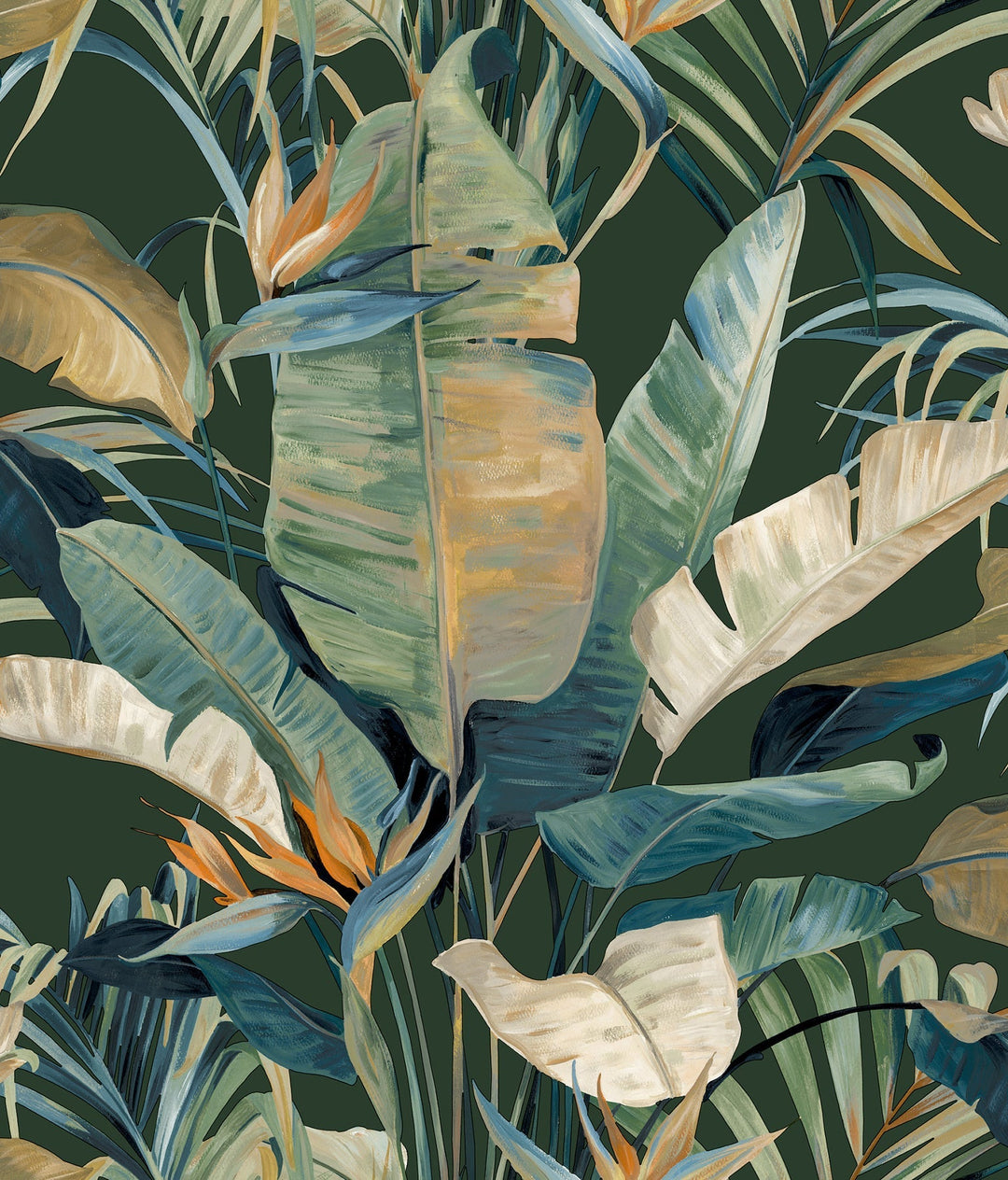 Tropical Green Cabana Wallpaper by Candice Olson Designer