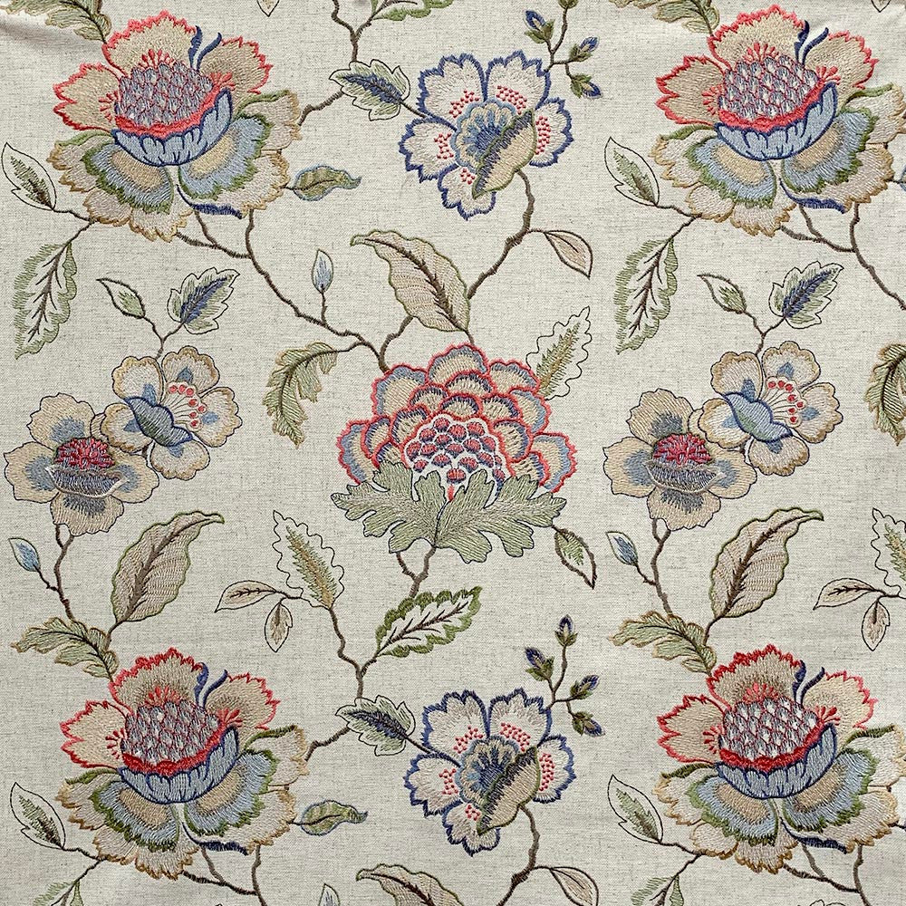Nubina Garden by Magnolia Designer Fabric - 55Poly/28Ctn/17Lin India 6000 Horizontal: 17 and Vertical: 18.25 54" - Swanky Fabrics -
