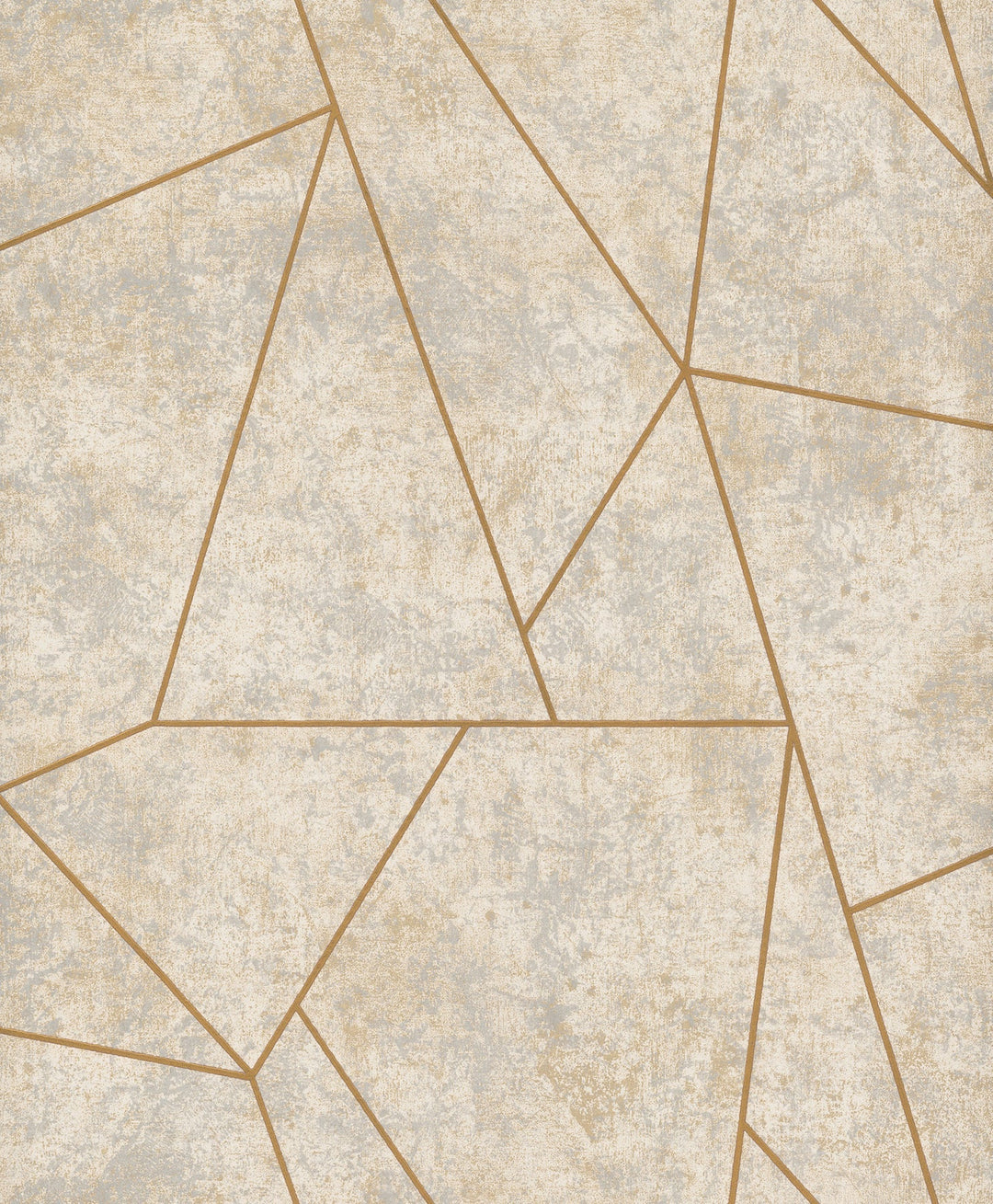 Nazca Neutral & Gold Wallpaper by Antonina Vella Designer