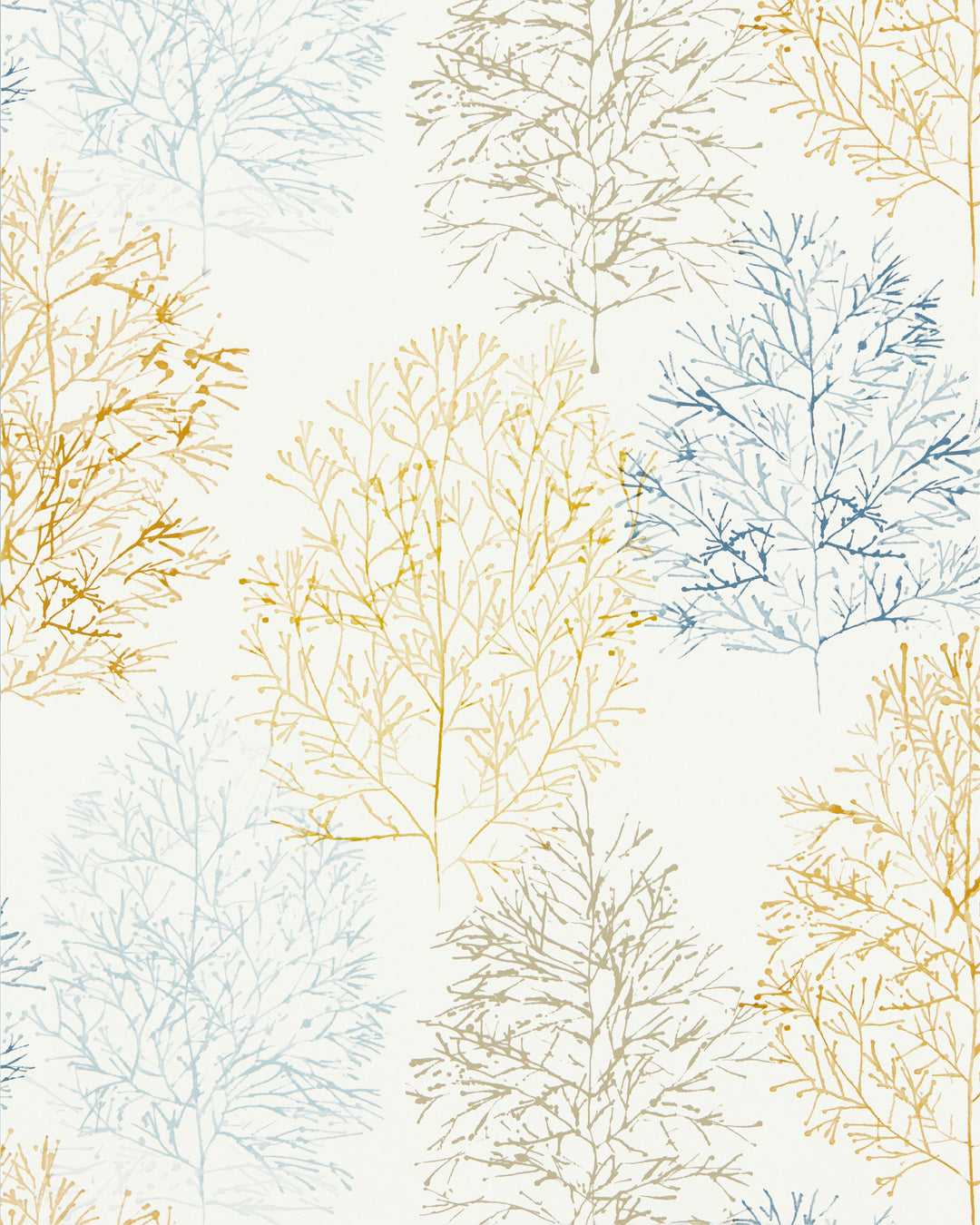 Scion Wallcovering Stonewash/Papaya