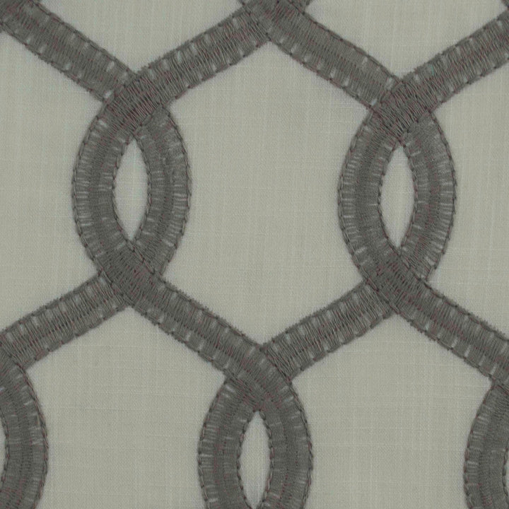Nantucket Gray by Europatex Designer Fabric Nantucket 100% Polyester 8.5" H, 4" V 55.00 inches - Swanky Fabrics -
