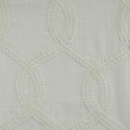 Nantucket - White by Europatex Designer Fabric Nantucket Collection 100% Polyester China See Sample Horizontal: N/A and Vertical: N/A 55.00 inches  - Swanky Fabrics -
