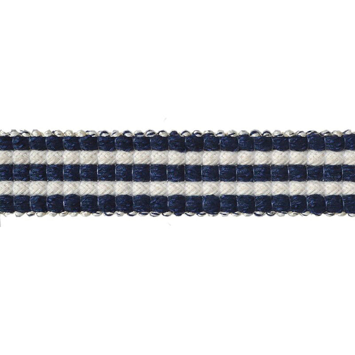 Rebellious Navy by Europatex Designer Fabric Yarn Palette 50% Viscose, 50% Cotton 1.25 inches - Swanky Fabrics -