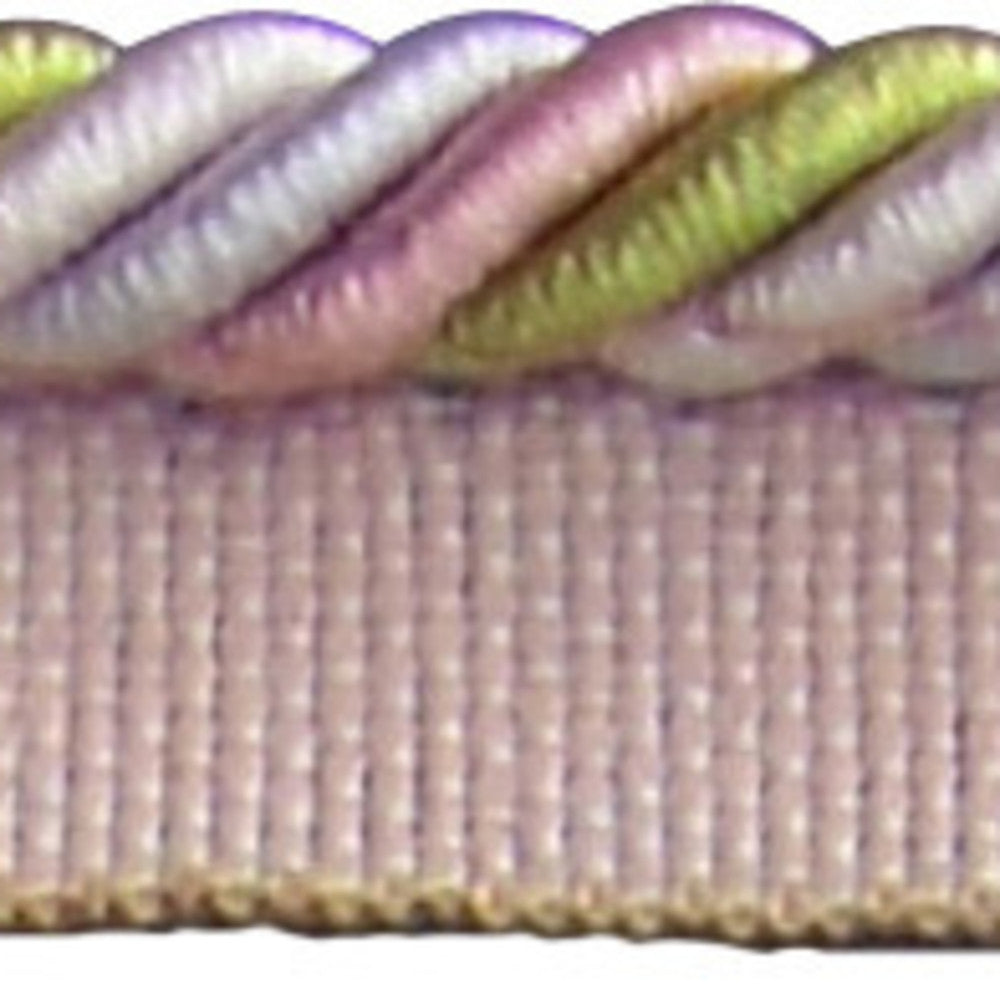 Nayla Blush by Europatex Designer Fabric Hoopla 100% Polyester 0.25 inches - Swanky Fabrics -