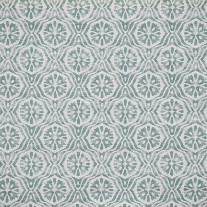 Orvieto # 314 Seaglass by Maxwell Designer Fabric Color Theory-Vol.Viii Rosemary 100% COTTON SPAIN V-3.8" H-3.7" 55" - Swanky Fabrics -