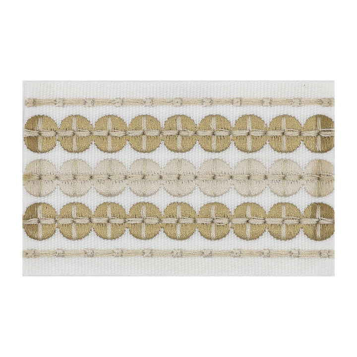 Oberlin Tape 2 Khaki by Stout Designer Trim SMALL WONDERS TRIM 100%POL CHINA CATB 117-2013 WYZENBEEK 100 000 DOUBLE RUB WEAR TEST (HEAVY DUTY) Horizontal: 0.375 and Vertical: 0.000 2.38 in - Swanky Fabrics -