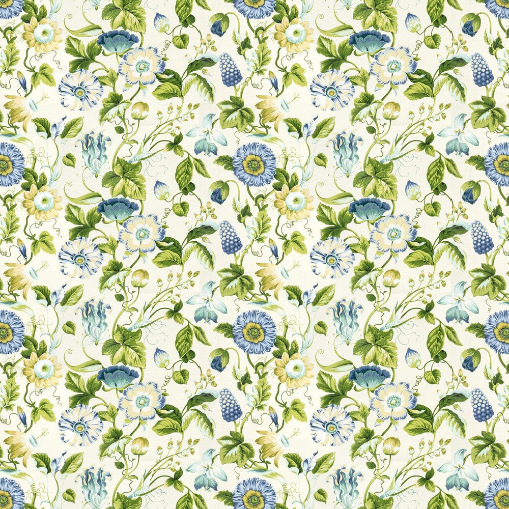 Obtuse 3 Sapphire by Stout Designer Fabric RAINBOW LIBRARY HORIZON/LAKE 100%COT PERU Horizontal: 27.000 and Vertical: 18.000 54 in - Swanky Fabrics -