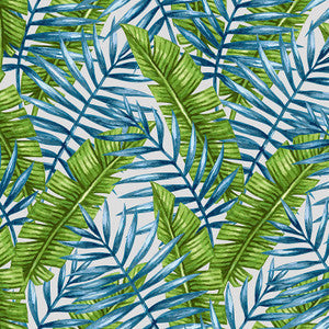 Magnolia Fabric Od-Leaves Aqua