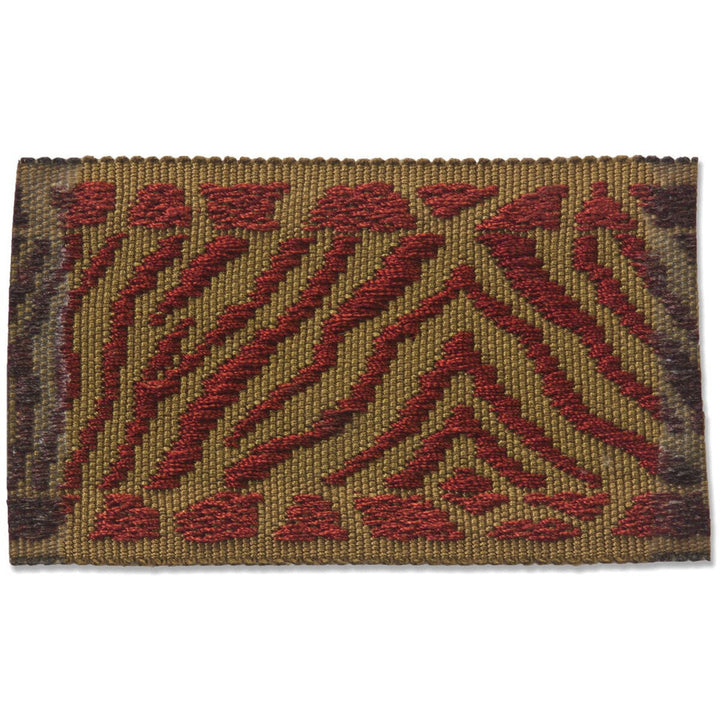 Odelia 2 Wine by Stout Designer Trim New World Tapes & Borders 100% Spun Viscose CHINA Horizontal: 0 and Vertical: 0 2 in - Swanky Fabrics -