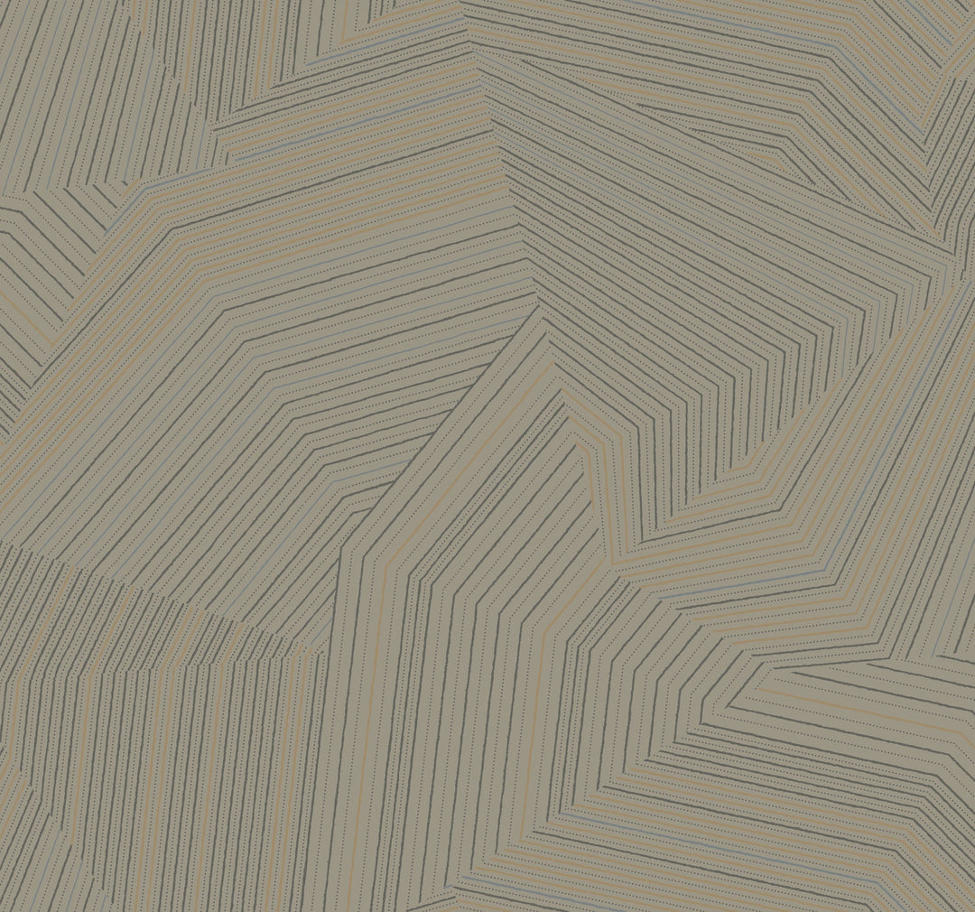 Dotted Maze Glint Wallpaper by York Wallcoverings Designer