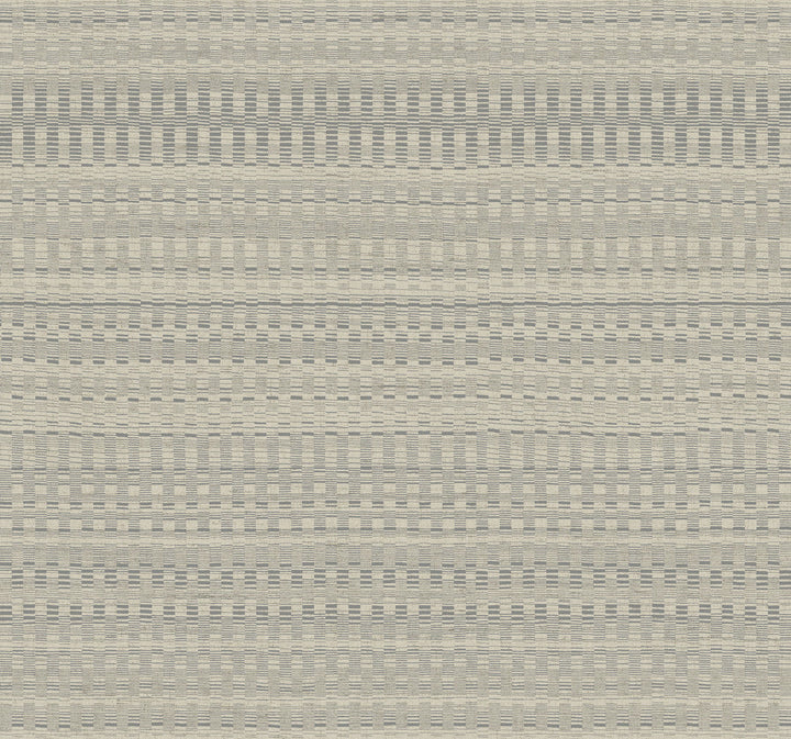 Tapestry Stitch Linen Wallpaper by York Wallcoverings Designer New Origins Covers about 60.8 square feet 27-in by 27-ft long roll Unpasted 25.25 - Swanky Fabrics -