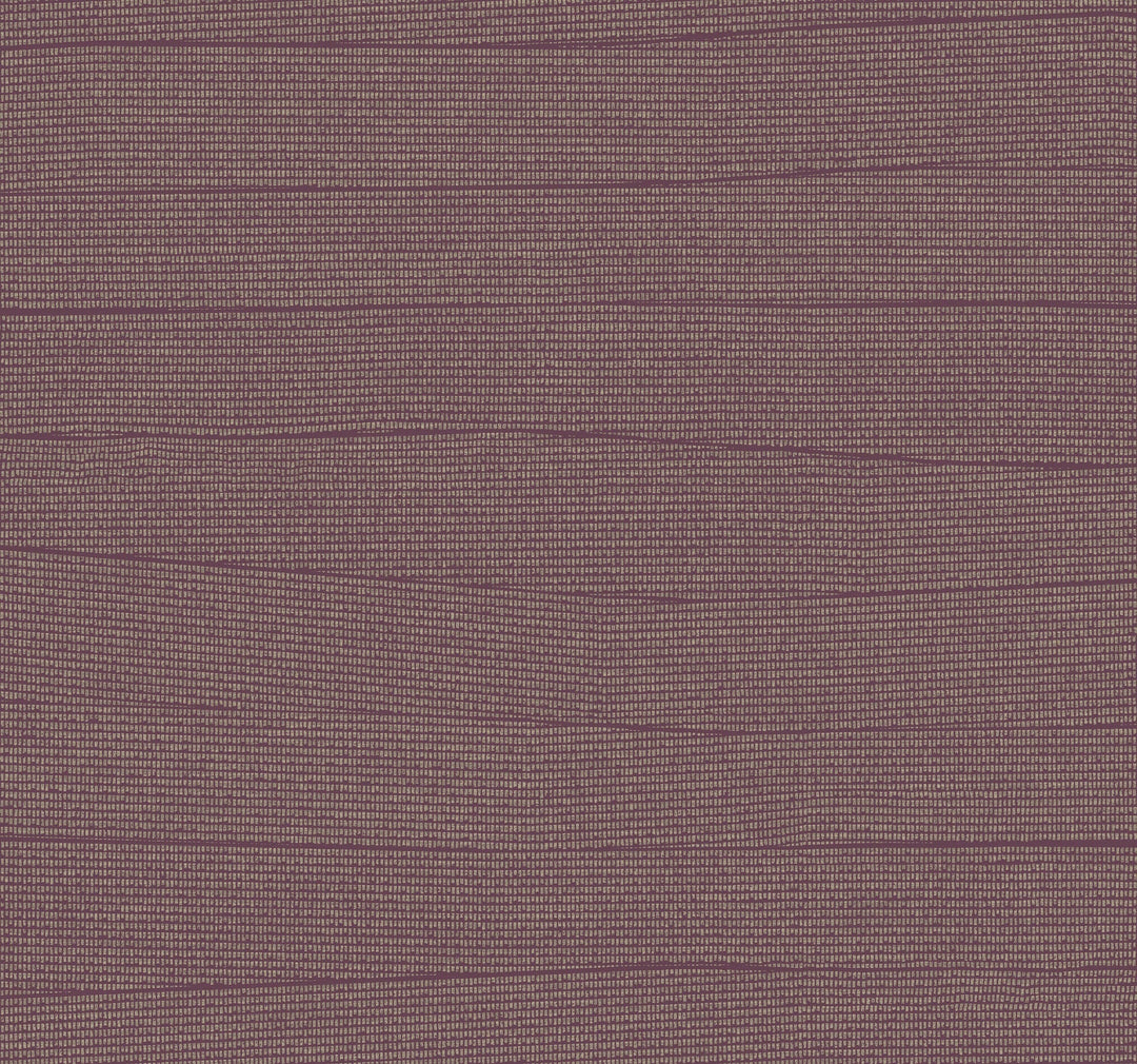 Natural Grid Mulberry Wallpaper by York Wallcoverings Designer