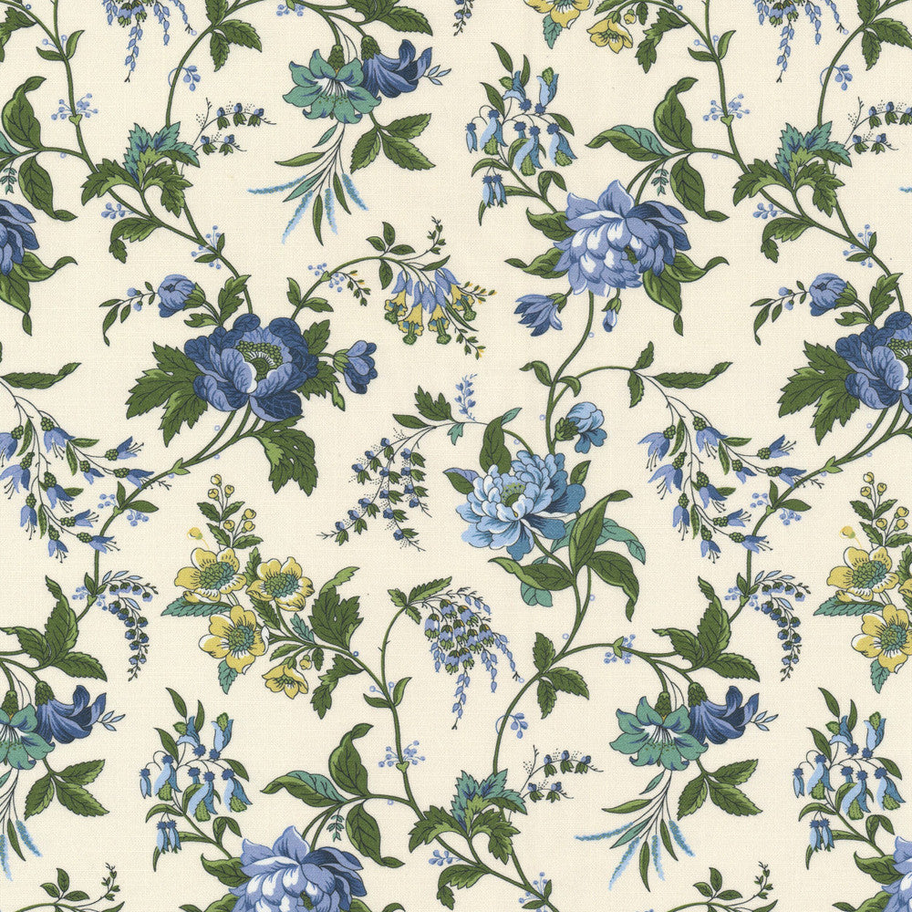 Okeefe 2 Spring by Stout Designer Fabric RAINBOW LIBRARY CADET/INDIGO 100%COT SPAIN PERFORMANCE RATED FABRIC WYZENBEEK 30 000 DOUBLE RUB WEAR TEST (HEAVY DUTY) FLAME RETARDANT-U.F.A.C. CLASS 1 CATB 117-2013 Horizontal: 13.500 and Vertical: 13.500 54 in - Swanky Fabrics -