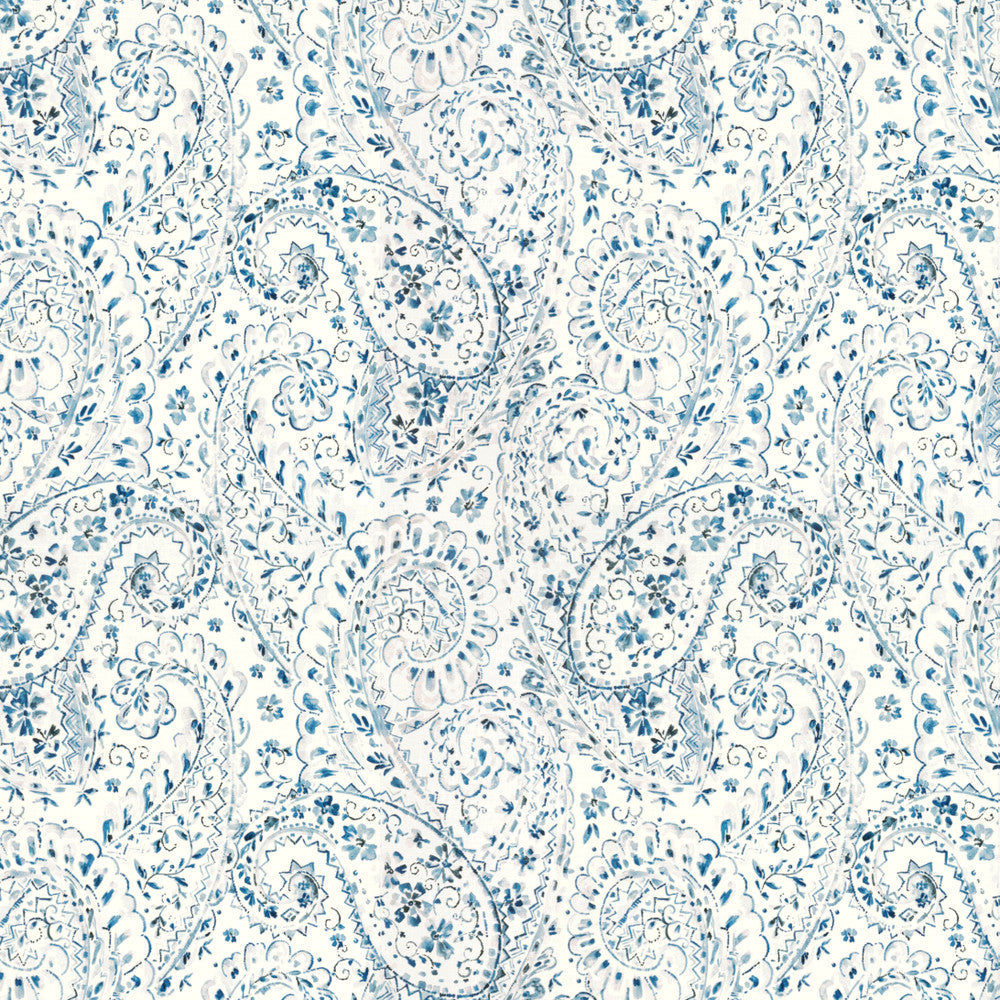 Oleander 2 Blueberry by Stout Designer Fabric RAINBOW LIBRARY HORIZON/LAKE 100%COT SPAIN FLAME RETARDANT-U.F.A.C. CLASS 1 CATB 117-2013 WYZENBEEK 30 000 DOUBLE RUB WEAR TEST (HEAVY DUTY) Horizontal: 27 and Vertical: 27 54 in - Swanky Fabrics -