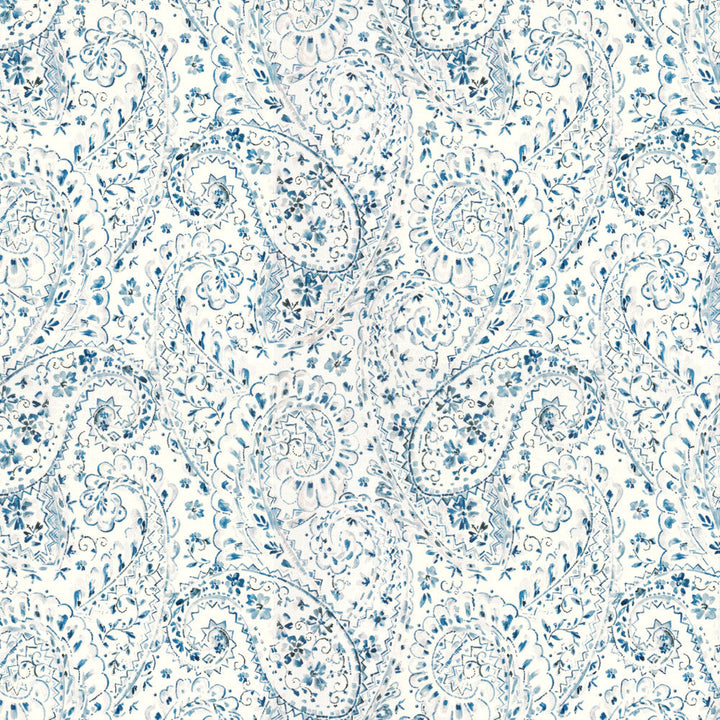 Oleander 2 Blueberry by Stout Designer Fabric RAINBOW LIBRARY HORIZON/LAKE 100%COT SPAIN FLAME RETARDANT-U.F.A.C. CLASS 1 CATB 117-2013 WYZENBEEK 30 000 DOUBLE RUB WEAR TEST (HEAVY DUTY) Horizontal: 27 and Vertical: 27 54 in - Swanky Fabrics -
