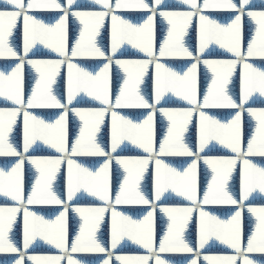 Ontario 3 Navy by Stout Designer Fabric RAINBOW LIBRARY INK/SAPPHIRE 80%COT 20%POL %BEMB INDIA CATB 117-2013 WYZENBEEK 10 000 DOUBLE RUB WEAR TEST (MEDIUM DUTY) Horizontal: 6.75 and Vertical: 7.5 52 in - Swanky Fabrics -