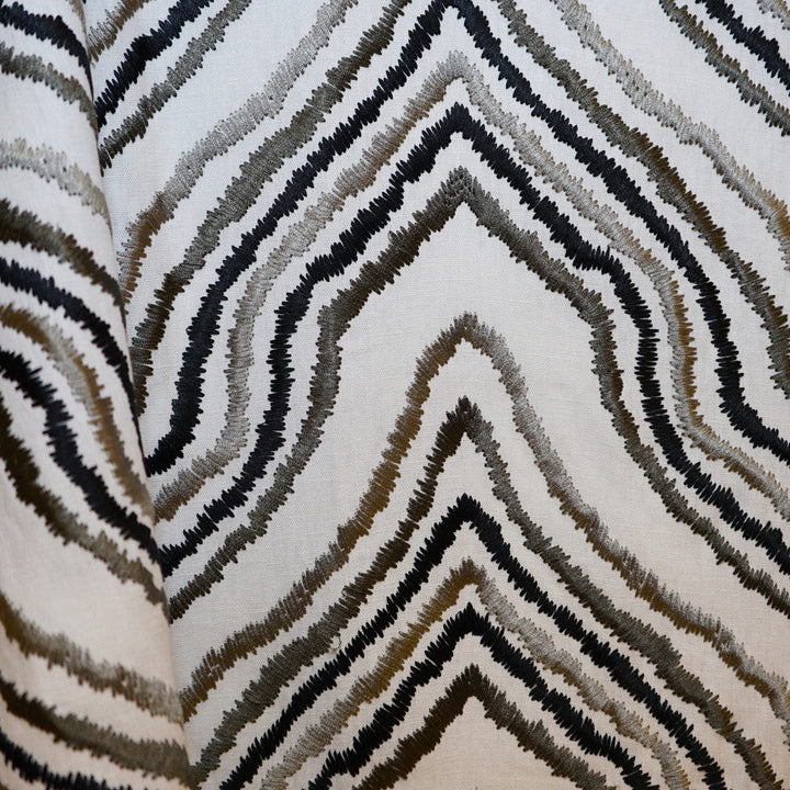 OPTIC 96SJ101 by JF Designer Fabric JF Studio 38% Viscose, 35% Cotton, 23% Linen, 4% Polyester India  Horizontal: 12.75 and Vertical: 15.75 54  - Swanky Fabrics -