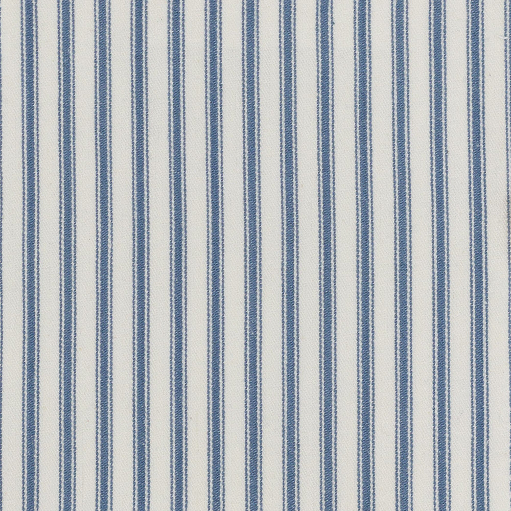 Orbit 7 Wedgewood by Stout Fabric Stout Fabric Orbit 7 WedgewoodFabric JUST STRIPES DENIM/SLATE 100%COT INDIA </p><p>Repeat: H: 0.375, V: 0.000 55 in - Fabric Carolina -