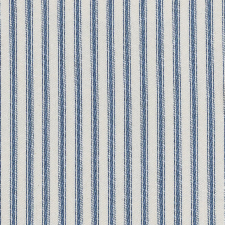 Orbit 7 Wedgewood by Stout Fabric Stout Fabric Orbit 7 WedgewoodFabric JUST STRIPES DENIM/SLATE 100%COT INDIA </p><p>Repeat: H: 0.375, V: 0.000 55 in - Fabric Carolina -