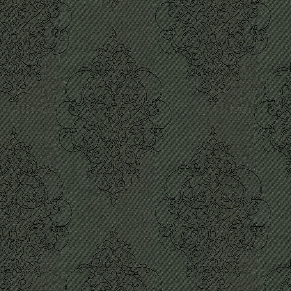 Ornamental 9006 Graphite by Crypton Designer Fabric 100% Polyester US 51,000 Double Rubs (Wyzenbeek) </p><p>Repeat: Horizontal: 14.4"(36.6 cm) Up the Roll and Vertical: 15.0" (38.1 cm) Across the Roll 54" (137 cm) - Swanky Fabrics -