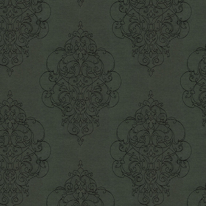 Ornamental 9006 Graphite by Crypton Designer Fabric 100% Polyester US 51,000 Double Rubs (Wyzenbeek) </p><p>Repeat: Horizontal: 14.4"(36.6 cm) Up the Roll and Vertical: 15.0" (38.1 cm) Across the Roll 54" (137 cm) - Swanky Fabrics -