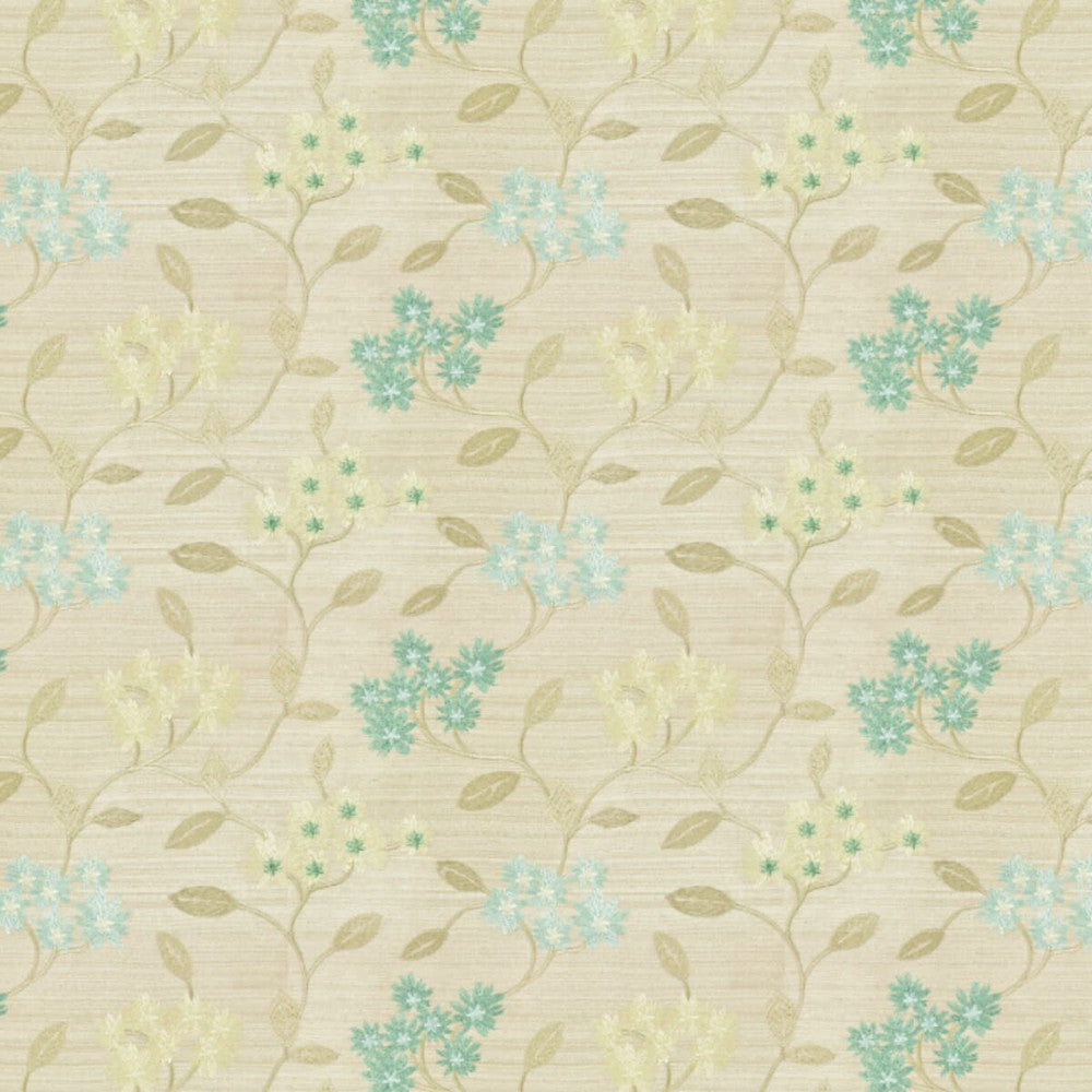 Otwell 2 Seacrest by Stout Designer Fabric Rainbow Library Aquamarine/Seacrest 100% Polyester Polyester Embroidery INDIA FLAME RETARDANT-U.F.A.C. CLASS 1 (OR A) FLAME RETARDANT-N.F.P.A. 260A CLASS 1 CATB 117-2013 WYZENBEEK 30 000 DOUBLE RUB WEAR TEST (HEAVY DUTY) Horizontal: 13 and Vertical: 9 52 in - Swanky Fabrics -